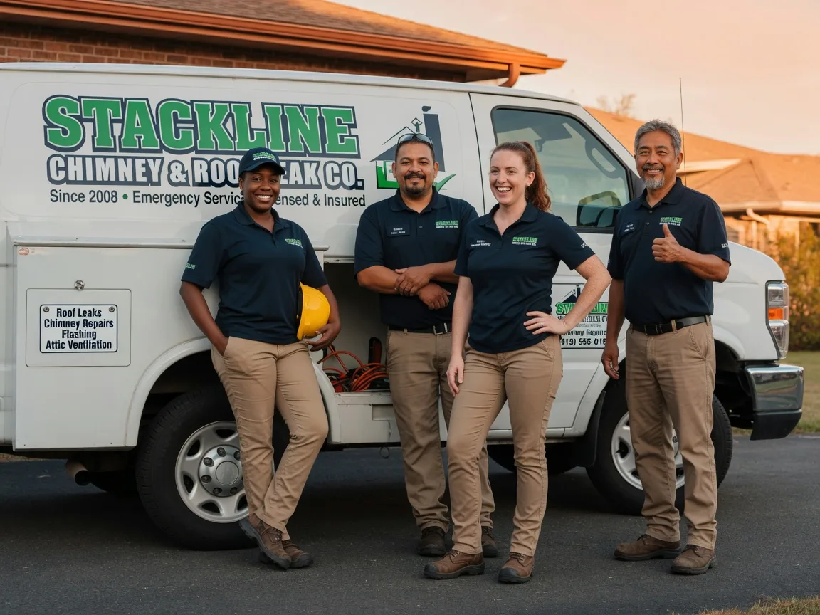 Chimney flashing repair company in Peel, AR
